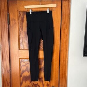 Lululemon Base Pace High-Waisted Leggings with pockets.